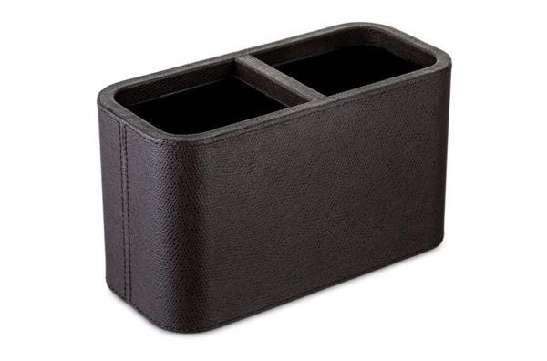 Подставка для канцелярских принадлежностей Giobagnara Поло 19,5х9 см, кожа натуральная, мокко