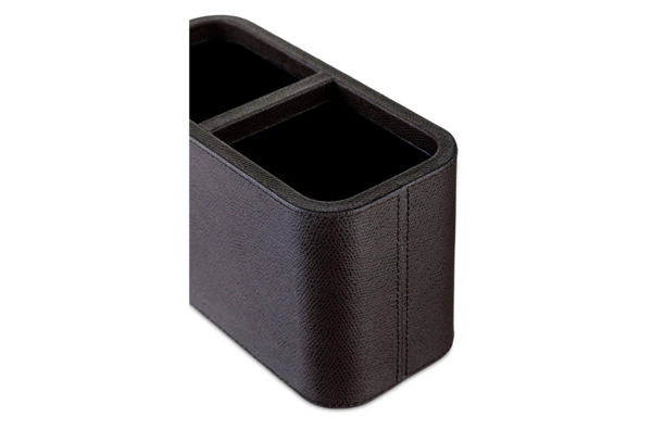 Подставка для канцелярских принадлежностей Giobagnara Поло 19,5х9 см, кожа натуральная, мокко