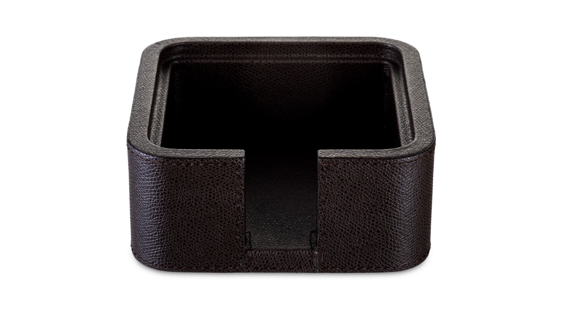 Подставка для бумажного блока Giobagnara Поло 14,5х14,5 см, кожа натуральная, мокко