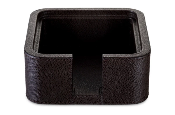 Подставка для бумажного блока Giobagnara Поло 14,5х14,5 см, кожа натуральная, мокко