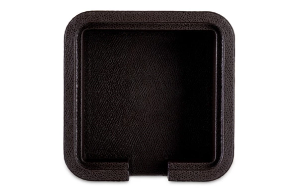 Подставка для бумажного блока Giobagnara Поло 14,5х14,5 см, кожа натуральная, мокко