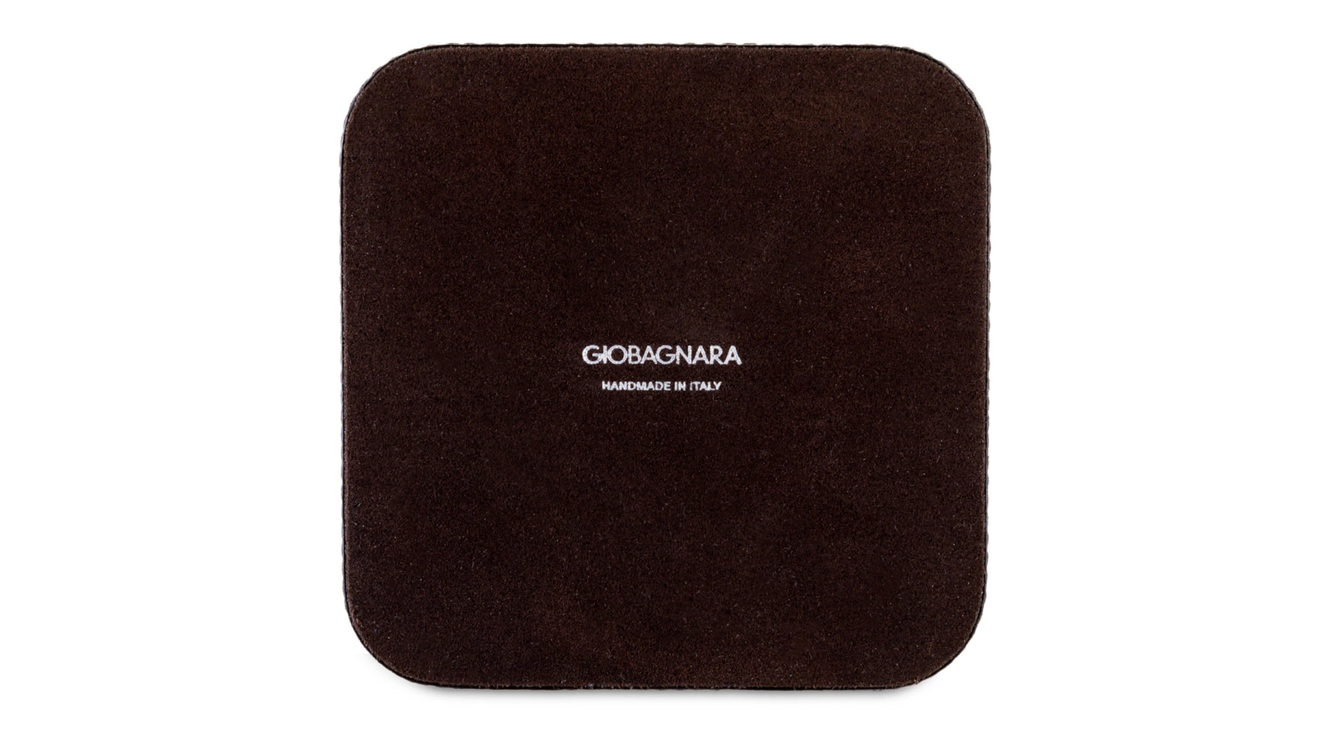 Подставка для бумажного блока Giobagnara Поло 14,5х14,5 см, кожа натуральная, мокко