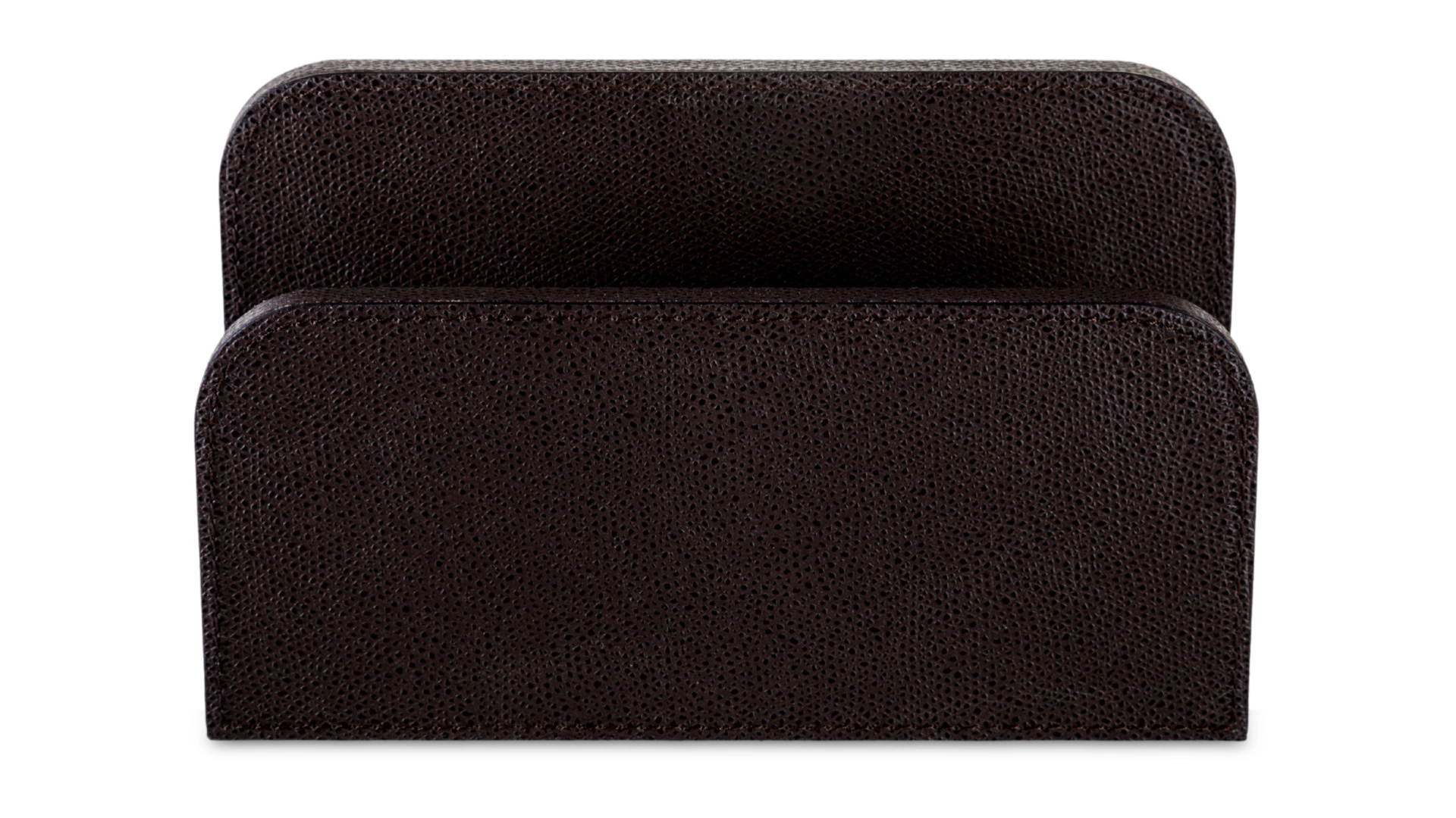 Подставка для конвертов Giobagnara Поло 19,5х6 см, кожа натуральная, мокко