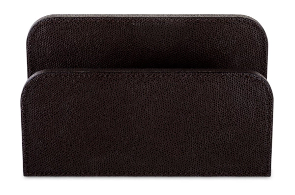 Подставка для конвертов Giobagnara Поло 19,5х6 см, кожа натуральная, мокко