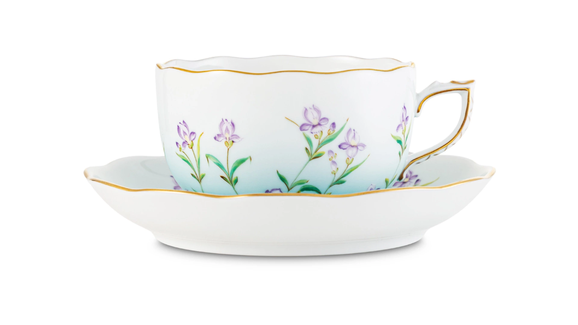 Тет-а-тет чайный Herend Ирис на 2 персоны 10 предметов, фарфор