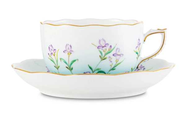 Тет-а-тет чайный Herend Ирис на 2 персоны 10 предметов, фарфор
