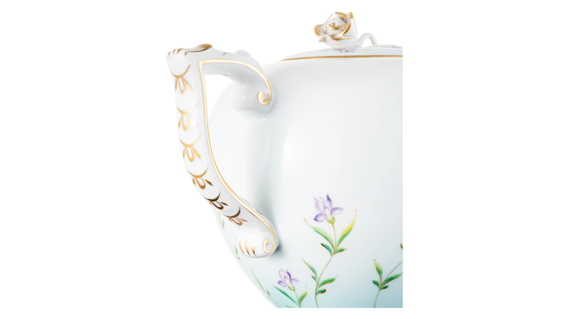 Тет-а-тет чайный Herend Ирис на 2 персоны 10 предметов, фарфор