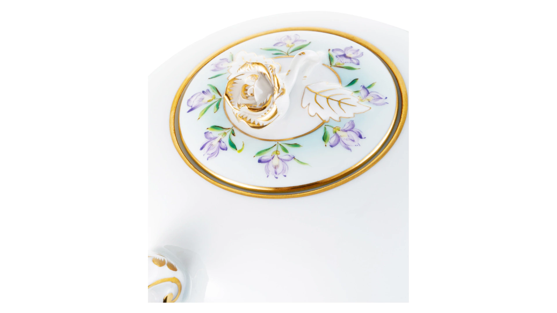 Тет-а-тет чайный Herend Ирис на 2 персоны 10 предметов, фарфор