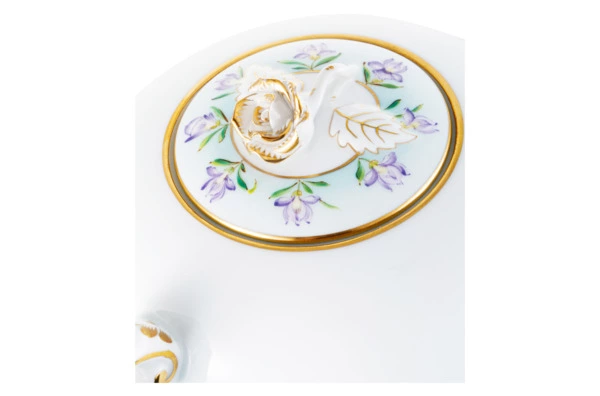 Тет-а-тет чайный Herend Ирис на 2 персоны 10 предметов, фарфор