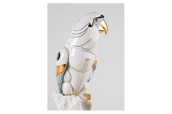 Фигурка Lladro Попугай Ара-киборг 20х22х45 см, фарфор