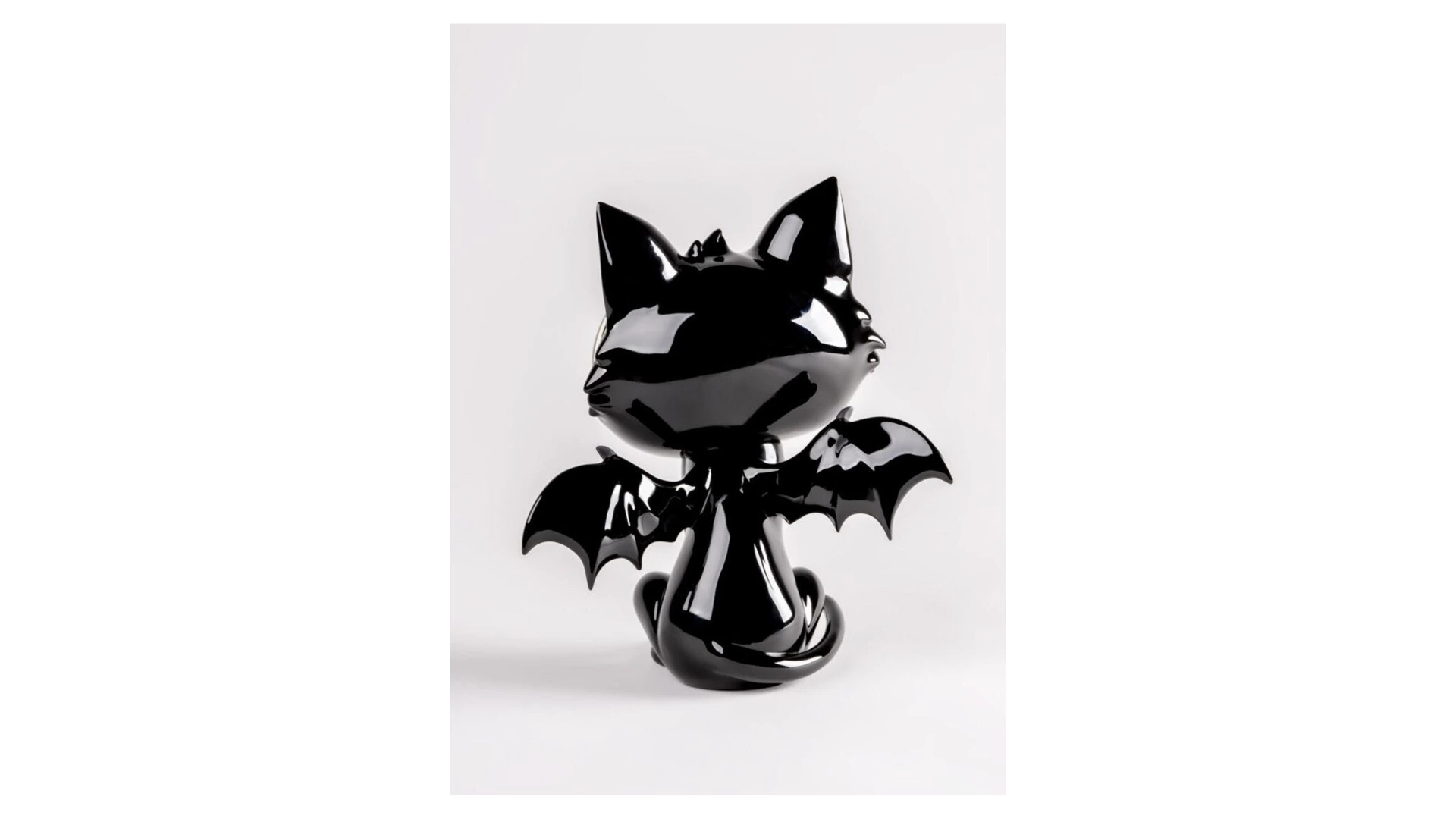 Фигурка Lladro Кот-Дьявол маленький 16х20х26 см, фарфор, лимитированный выпуск