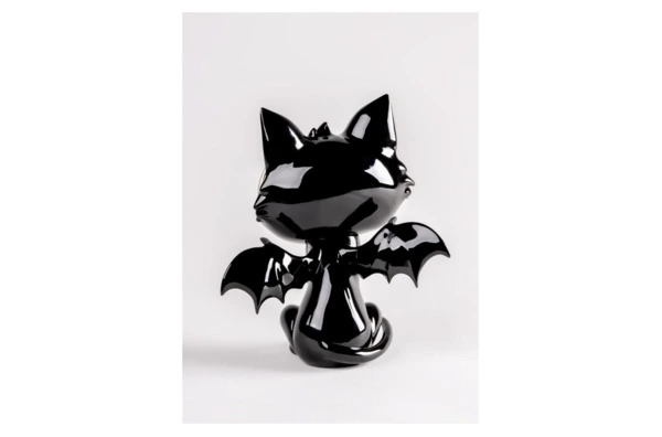 Фигурка Lladro Кот-Дьявол маленький 16х20х26 см, фарфор, лимитированный выпуск