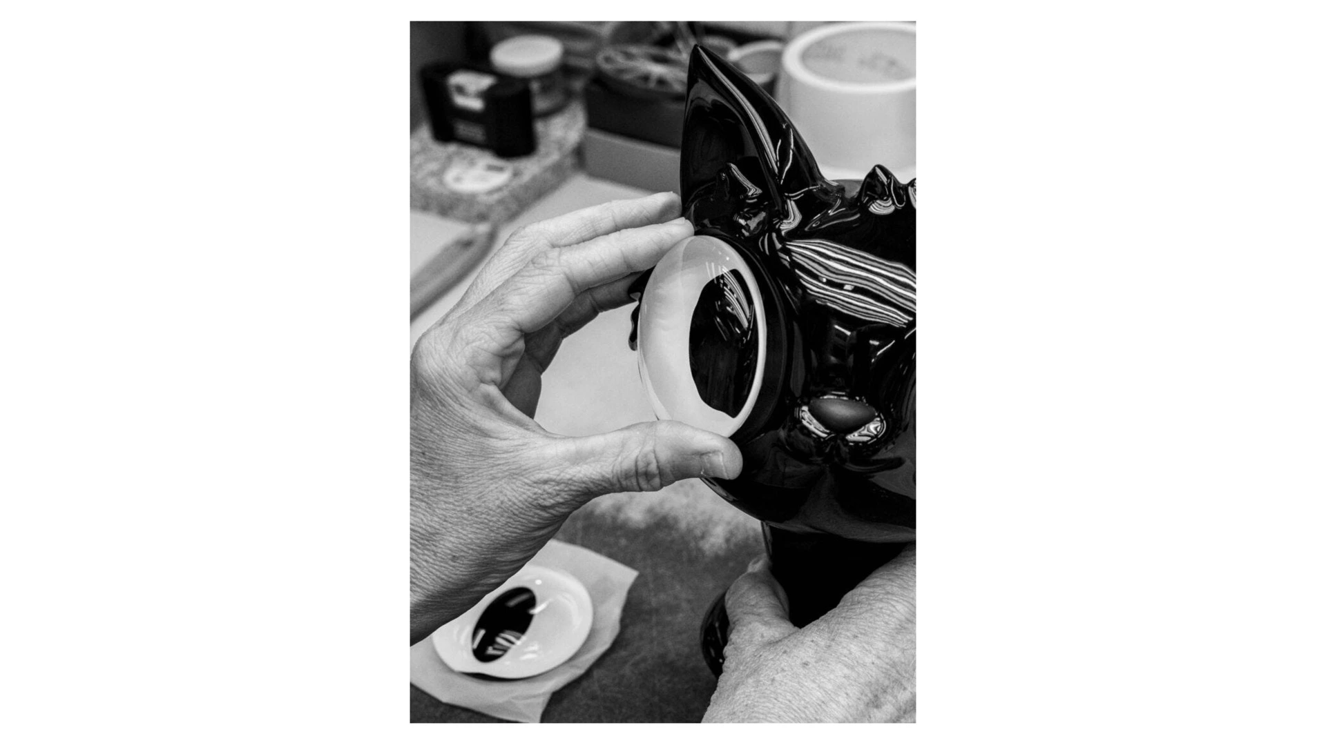 Фигурка Lladro Кот-Дьявол маленький 16х20х26 см, фарфор, лимитированный выпуск