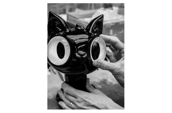 Фигурка Lladro Кот-Дьявол маленький 16х20х26 см, фарфор, лимитированный выпуск