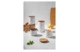 Банка для хранения Decor de table Home 350 мл, рельеф, керамика, акация, белая