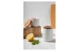 Банка для хранения Decor de table Home 350 мл, рельеф, керамика, акация, белая