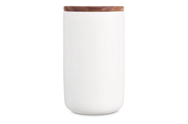 Банка для хранения Decor de table Home 750 мл, керамика, акация, белая