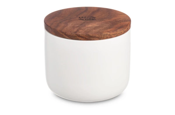 Банка для хранения Decor de table Home 350 мл, керамика, акация, белая