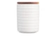 Банка для хранения Decor de table Home 550 мл, рельеф, керамика, акация, белая