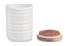 Банка для хранения Decor de table Home 550 мл, рельеф, керамика, акация, белая