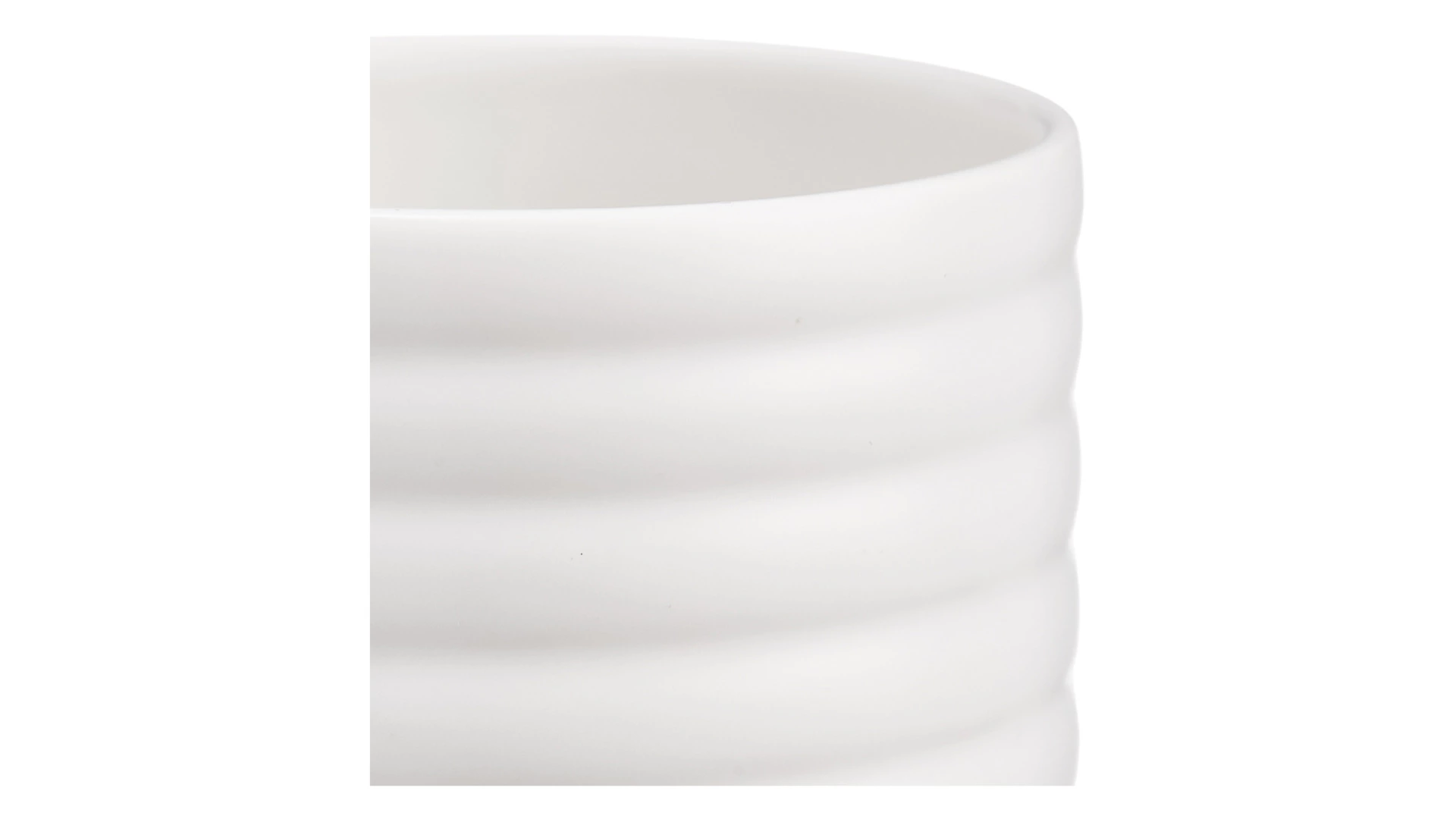 Банка для хранения Decor de table Home 550 мл, рельеф, керамика, акация, белая