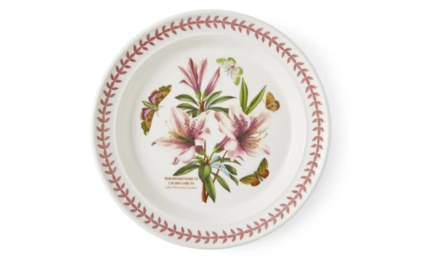 Тарелка обеденная Portmeirion Ботанический сад. Летний луг Азалия 25,5 см, фаянс