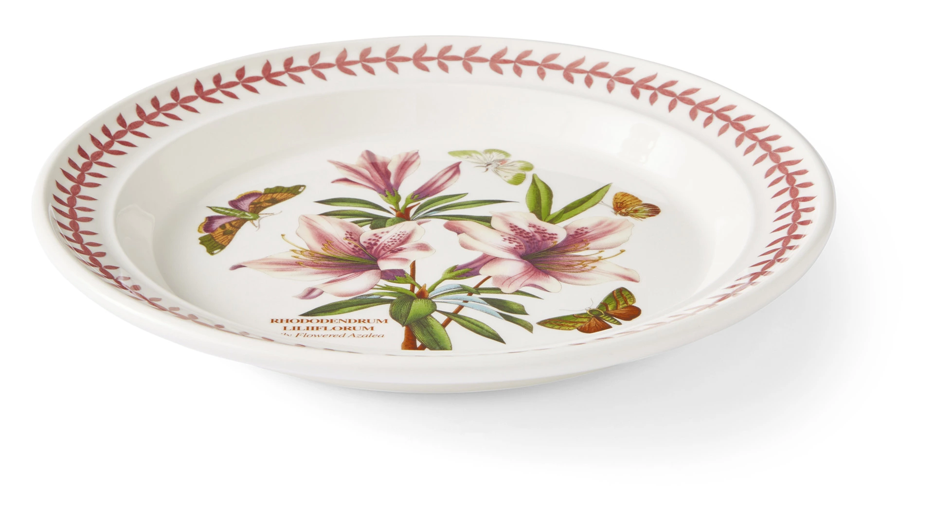 Тарелка обеденная Portmeirion Ботанический сад. Летний луг Азалия 25,5 см, фаянс