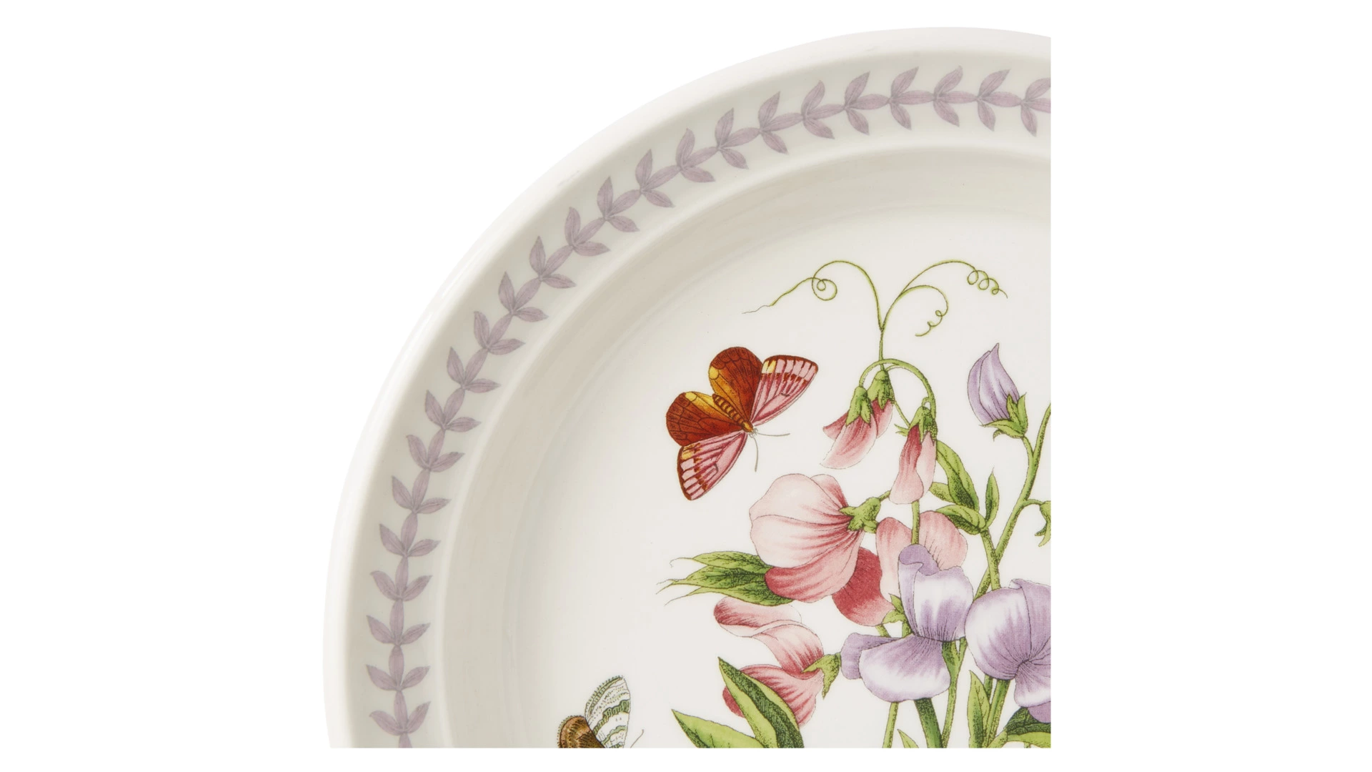 Тарелка закусочная Portmeirion Ботанический сад. Летний луг Душистый горошек 20 см, фаянс