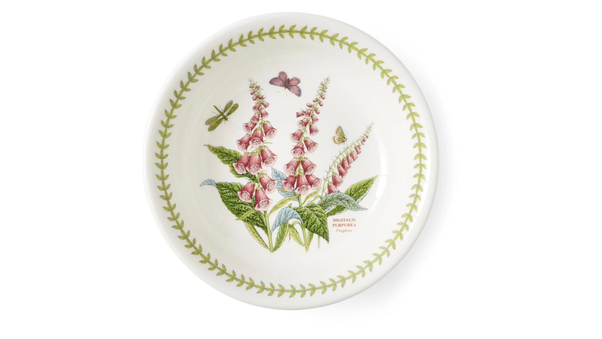 Тарелка для пасты Portmeirion Ботанический сад. Летний луг Наперстянка 20 см, фаянс