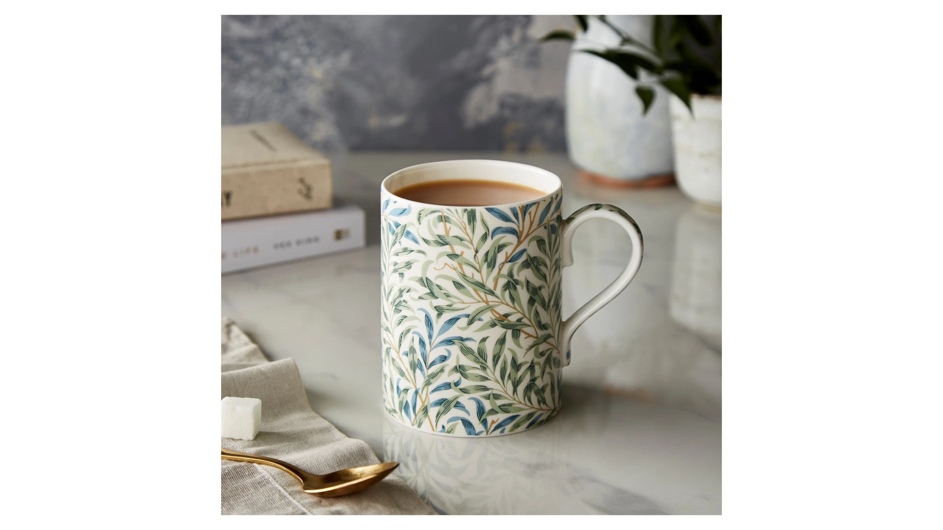 Кружка Spode Моррис и Ко Ивовая ветвь 340 мл, фарфор костяной