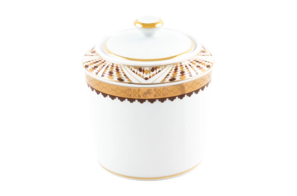 Сахарница Haviland Королевская кавалерия, фарфор, золотой кант