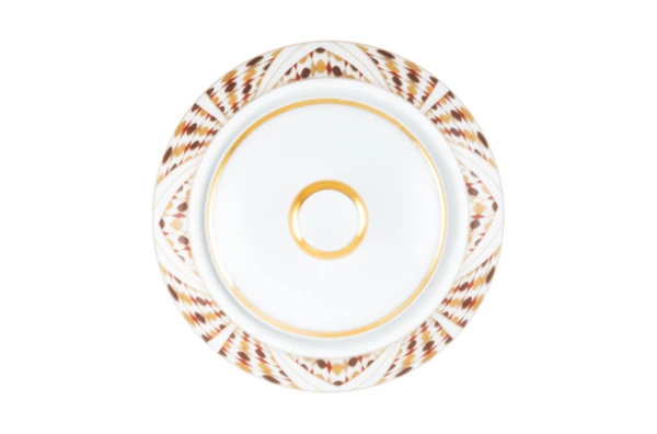 Сахарница Haviland Королевская кавалерия, фарфор, золотой кант