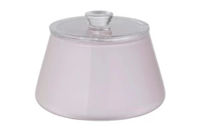 Конфетница Nude Glass Цветение 11,5х9,3 см, стекло хрустальное, розовая
