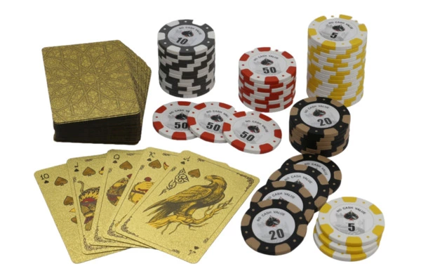 Набор для покера Empire Royal Flush 28х12х5,5 см, дерево, в белом кейсе, п/к