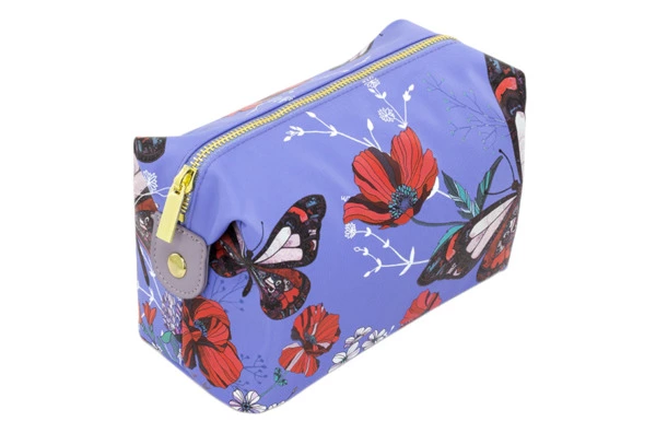 Косметичка Empire Бабочки 23х11х13 см, лавсан, фиолетовая