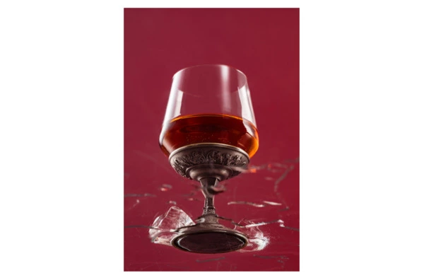 Набор бокалов для красного вина StanumCollection Лоза Классическая 440 мл, 2 шт, пьютер (олово), п/к