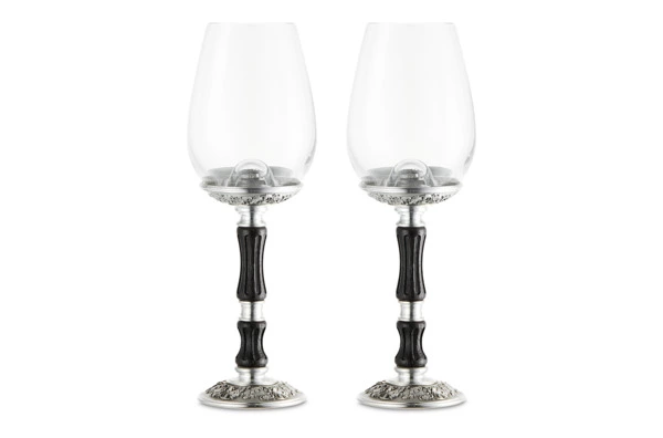 Набор бокалов для белого вина StanumCollection Дорический Ордер 360 мл, 22 см, 2 шт, пьютер (олово),