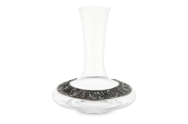 Декантер StanumCollection Виноградная Лоза 1,5 л, 28 см, стекло, пьютер (олово)