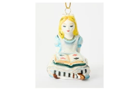 Игрушка елочная Лефортовский фарфор Алиса 6х6,5х9 см, фарфор, ручная работа, п/к