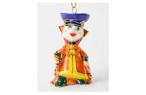 Игрушка елочная Лефортовский фарфор Вовка из 3/9 царства 5х6,2х10,4 см, фарфор, ручная работа, п/к