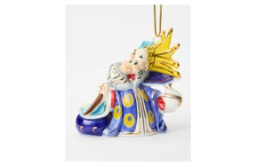 Игрушка елочная Лефортовский фарфор Царь 8,4х11,4х10 см, фарфор, ручная работа, п/к