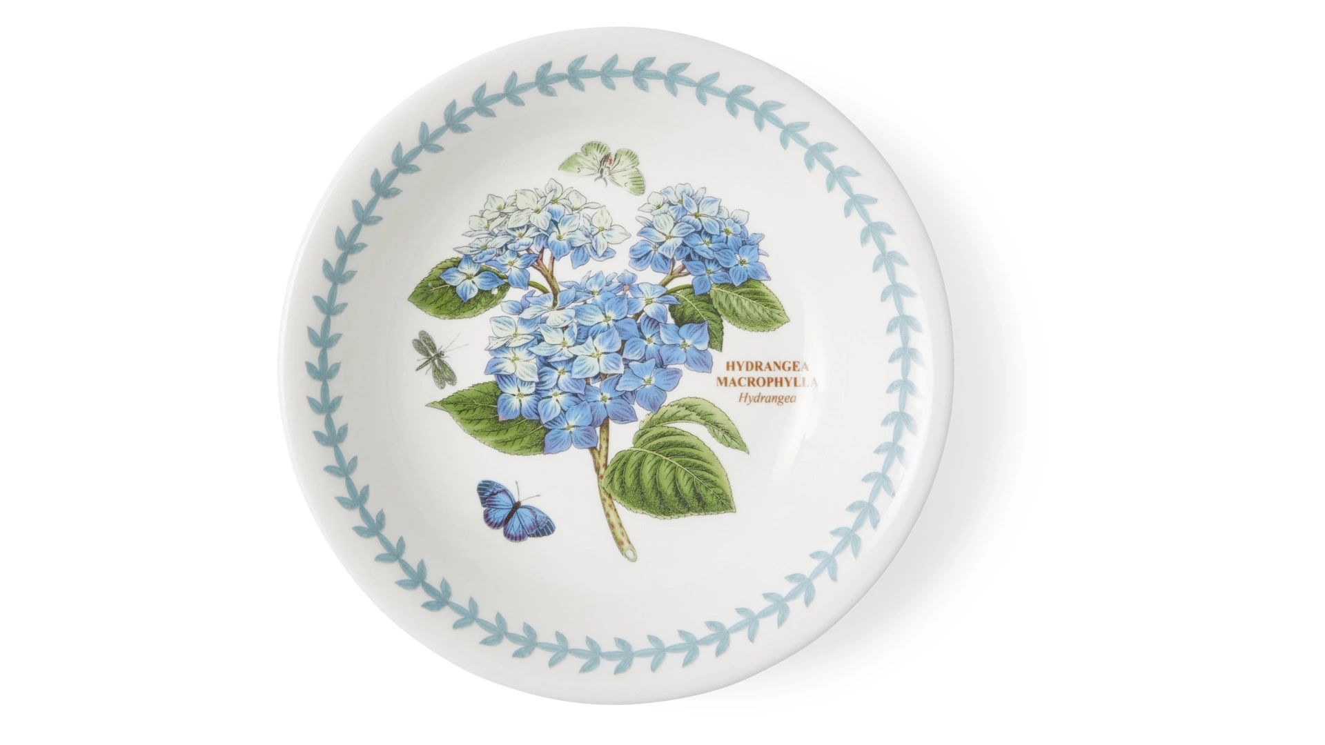 Салатник порционный Portmeirion Ботанический сад. Летний луг Гортензия 18 см, фаянс