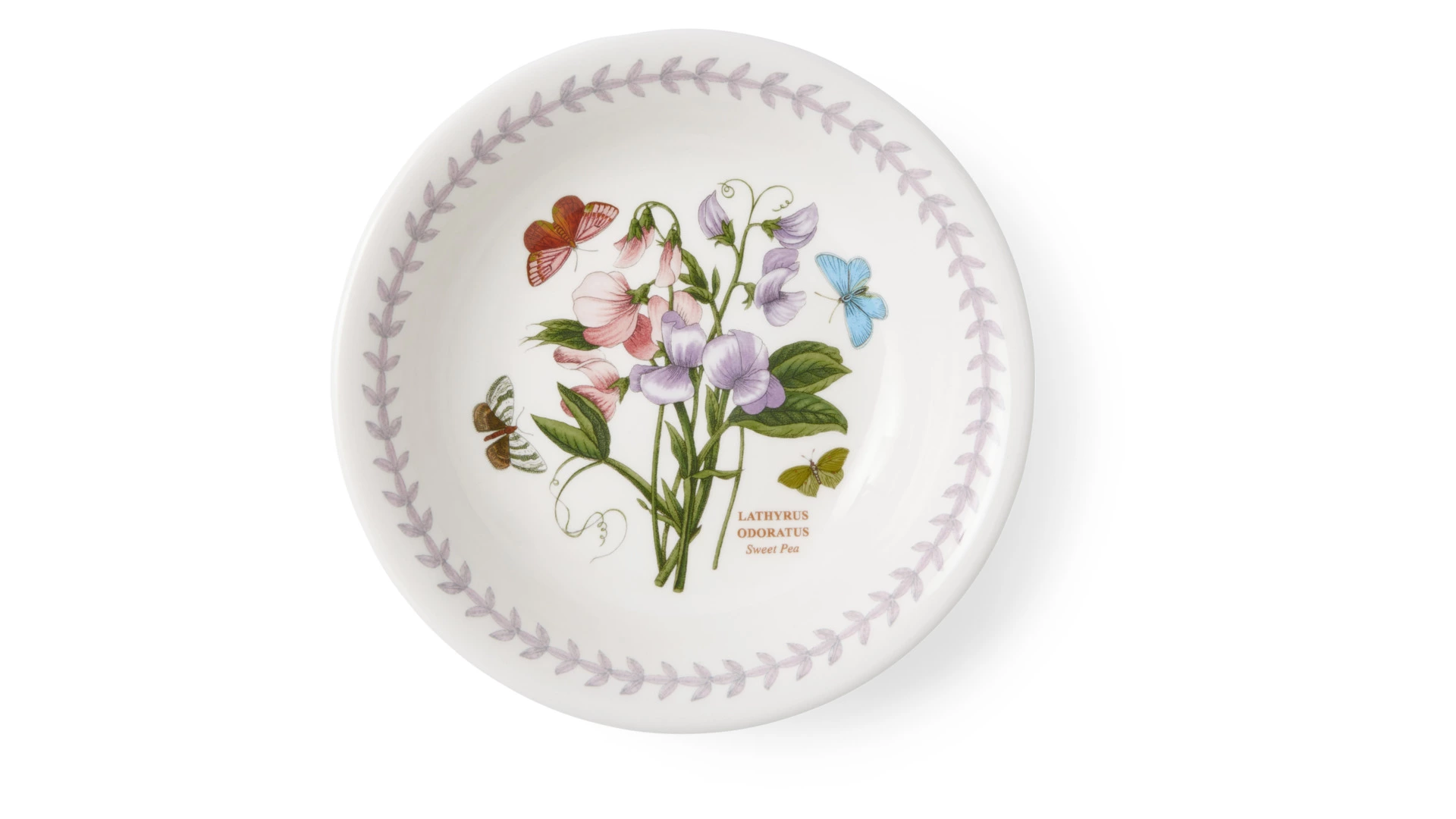 Салатник порционный Portmeirion Ботанический сад. Летний луг Душистый горошек 18 см, фаянс