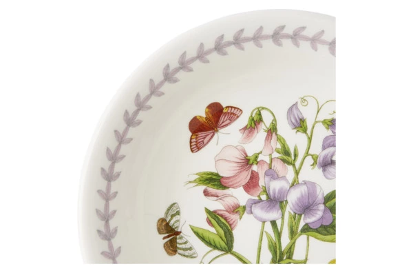 Салатник порционный Portmeirion Ботанический сад. Летний луг Душистый горошек 18 см, фаянс