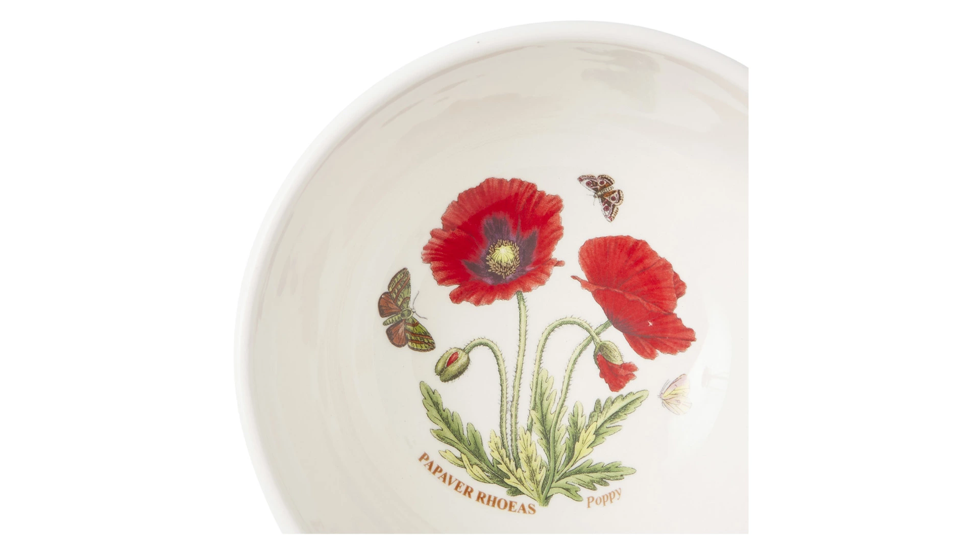 Салатник порционный Portmeirion Ботанический сад. Летний луг Мак 13 см, фаянс