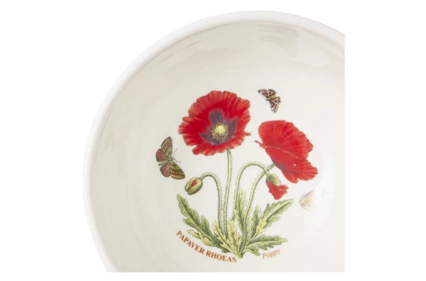 Салатник порционный Portmeirion Ботанический сад. Летний луг Мак 13 см, фаянс