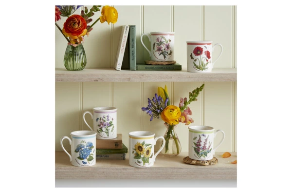 Кружка Portmeirion Ботанический сад. Летний луг Душистый горошек 340 мл, фаянс