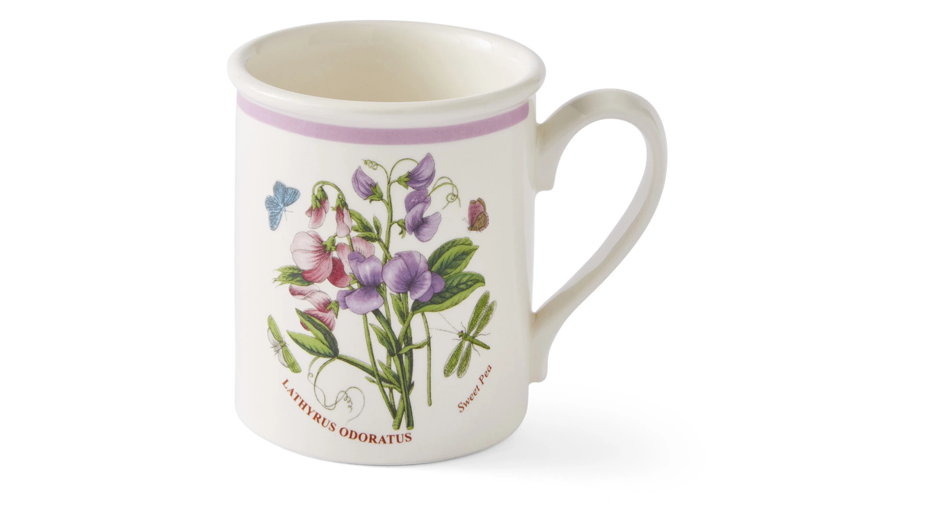 Кружка Portmeirion Ботанический сад. Летний луг Душистый горошек 340 мл, фаянс