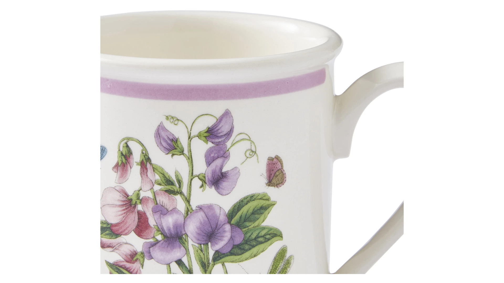 Кружка Portmeirion Ботанический сад. Летний луг Душистый горошек 340 мл, фаянс