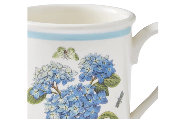 Кружка Portmeirion Ботанический сад. Летний луг Гортензия 340 мл, фаянс